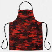 Nahtlose Tarnung. Wiederholter digitaler Punkt Schürze (Vorderseite)