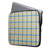 Nahtlose Tartan, kariertes Muster. Hintergrund. Vi Laptopschutzhülle (Vorderseite Links)