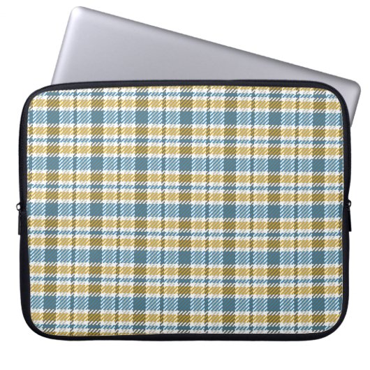 Nahtlose Tartan, kariertes Muster. Hintergrund. Vi Laptopschutzhülle (Vorderseite)