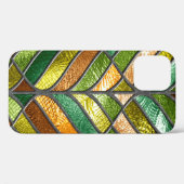 Nahtlose Textur aus festem Glas mit Blattmuster, Case-Mate iPhone Hülle (Rückseite (Horizontal))