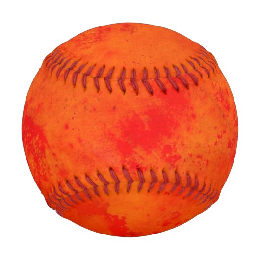 Nahtlose Textur Hintergrund Abstrakt Orange und Baseball (Vorderseite)