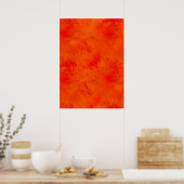 Nahtlose Textur Hintergrund Abstrakt Orange und Poster (Küche)