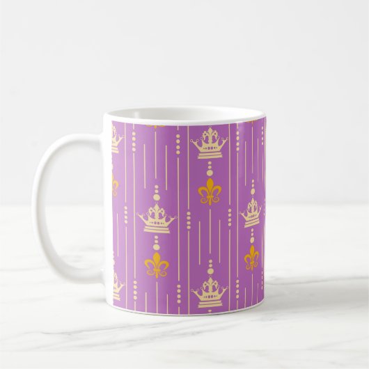 Nahtlose Textur im Retro-Stil Vintag Kaffeetasse (Links)