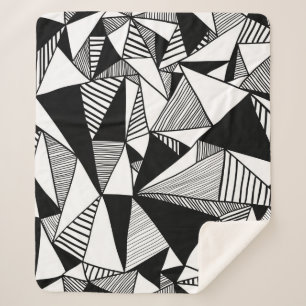 Nahtlose Textur mit Dreiecken, Mosaik endlos pa Sherpadecke