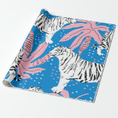 Nahtlose Tiger-Muster, Hintergrund wild lebender T Geschenkpapier (Ungerollt)