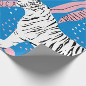 Nahtlose Tiger-Muster, Hintergrund wild lebender T Geschenkpapier (Ecke)