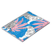 Nahtlose Tiger-Muster, Hintergrund wild lebender T Notizblock (Linke Seite)