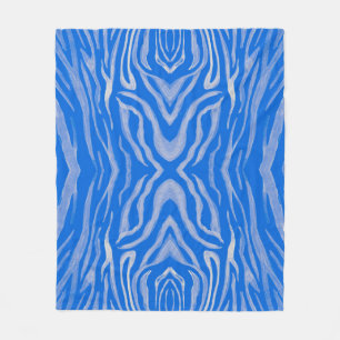 Nahtlose Tigerhautmuster Fleecedecke