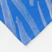 Nahtlose Tigerhautmuster Fleecedecke (Ecke)