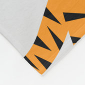 Nahtlose Tigermuster, Thema Wildtiere. Fleecedecke (Ecke)
