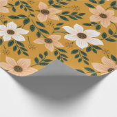 nahtlose traditionelle Blume Geschenkpapier (Ecke)