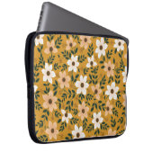 nahtlose traditionelle Blume Laptopschutzhülle (Vorne Rechts)