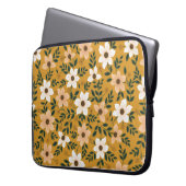 nahtlose traditionelle Blume Laptopschutzhülle (Vorderseite Links)