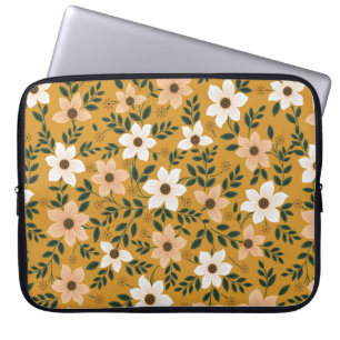 nahtlose traditionelle Blume Laptopschutzhülle