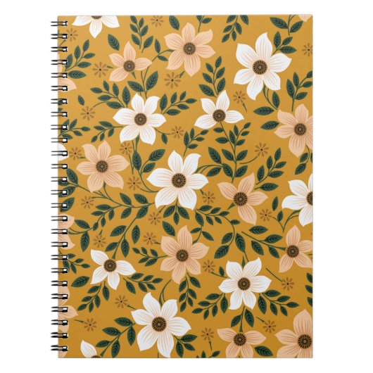 nahtlose traditionelle Blume Notizblock (Vorderseite)