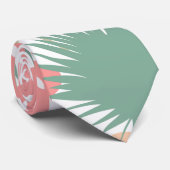 Nahtlose tropische Blätter Krawatte (Gerollt)