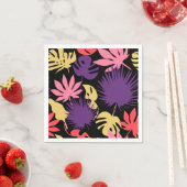 Nahtlose tropische Blätter Serviette (Beispiel)