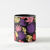 Nahtlose tropische Blätter Tasse (Zentrum)