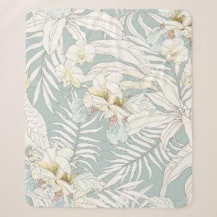 Nahtlose tropische Blume Orchid, Fl Sherpadecke