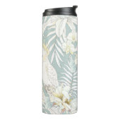 Nahtlose tropische Blume Orchid, Fl Thermosbecher (Nach links gedreht)