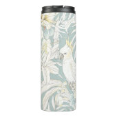 Nahtlose tropische Blume Orchid, Fl Thermosbecher (Rückseite)