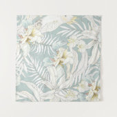 Nahtlose tropische Blume Orchid, Fl Wandteppich (Vorderseite (Horizontal))