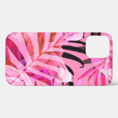 Nahtlose tropische Blume, Pflanze und Blattmuster Case-Mate iPhone Hülle (Rückseite (Horizontal))