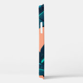 Nahtlose tropische Blume, Pflanze und Blattmuster Case-Mate iPhone Hülle (Rückseite / Rechts)