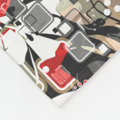 Nahtlose tropische Dschungel exotische Blätter Mon Fleecedecke (Ecke)