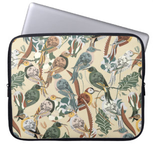 Nahtlose tropische Muster. Drucken mit exotischen  Laptopschutzhülle