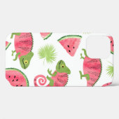 Nahtlose tropische Muster mit niedlicher Wasserfar Case-Mate iPhone Hülle (Rückseite (Horizontal))