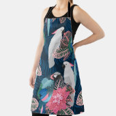 Nahtlose tropische Muster mit Papageien. Vintager Schürze (InSitu)