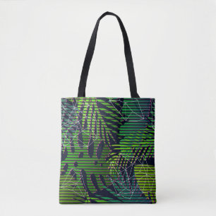Nahtlose tropische Muster mit tropischen Pflanze. Tasche
