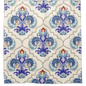 Nahtlose türkische bunte Muster. Duschvorhang (Vorderseite)