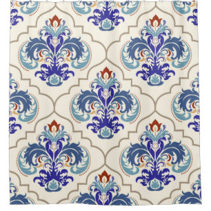 Nahtlose türkische bunte Muster. Duschvorhang