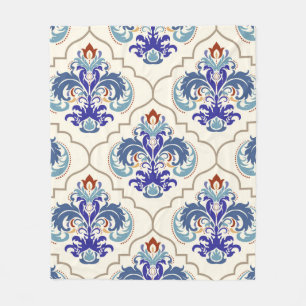 Nahtlose türkische bunte Muster. Fleecedecke