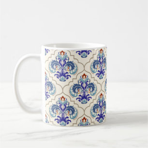Nahtlose türkische bunte Muster. Kaffeetasse