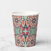 Nahtlose türkische Farbe Pappbecher (Links)