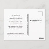 Nahtlose Verschiebung führt unsere Personalisierte Postkarte (Rückseite)