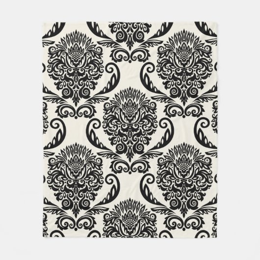 Nahtlose Verzierung mit dekorativen Elementen. Fre Fleecedecke (Vorderseite)