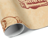 Nahtlose Vintage Auto Hintergrund. Geschenkpapier (Rolleneckpunkt)