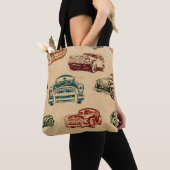 Nahtlose Vintage Auto Hintergrund. Tasche (Von Nahem)