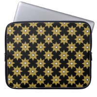 Nahtlose Vintage Blume. Gold und Blase