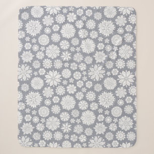 Nahtlose Vintage Blumenmuster, Frühjahr/Sommer ba Sherpadecke