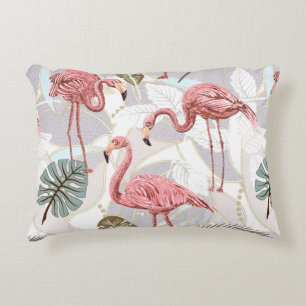 Nahtlose Vintage Blumenmuster mit fl Dekokissen