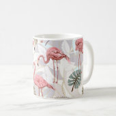 Nahtlose Vintage Blumenmuster mit fl Kaffeetasse (VorderseiteRechts)