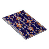Nahtlose Vintage Blumenmuster Notizblock (Rechte Seite)