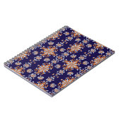 Nahtlose Vintage Blumenmuster Notizblock (Linke Seite)