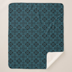 Nahtlose Vintage Dekoration mit Ornamenten. Sherpadecke