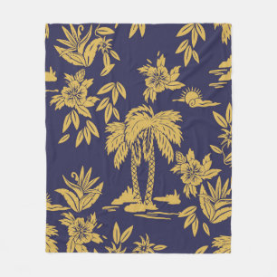 Nahtlose Vintage Designs mit Hawaii, trop Fleecedecke